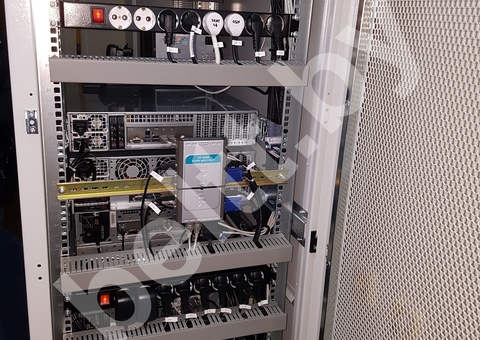 Системы охраны периметра, серверный шкаф